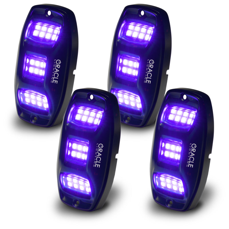 Oracle Underbody RGB+W Wheel Well Rock Light Kit - 4 PCS - ColorSHIFT SEE WARRANTY