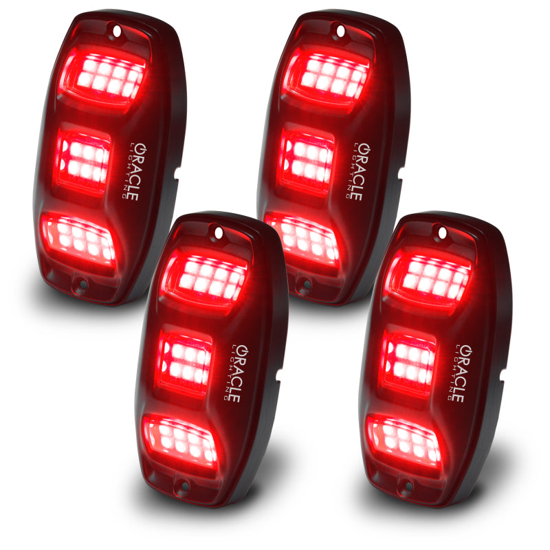 Oracle Underbody RGB+W Wheel Well Rock Light Kit - 4 PCS - ColorSHIFT SEE WARRANTY