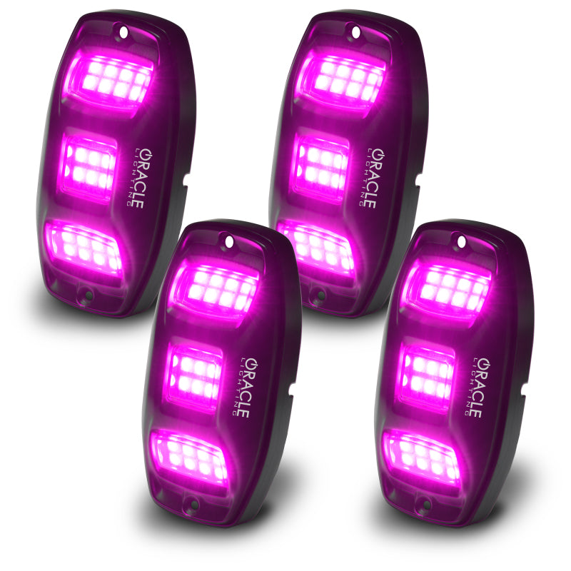 Oracle Underbody RGB+W Wheel Well Rock Light Kit - 4 PCS - ColorSHIFT SEE WARRANTY