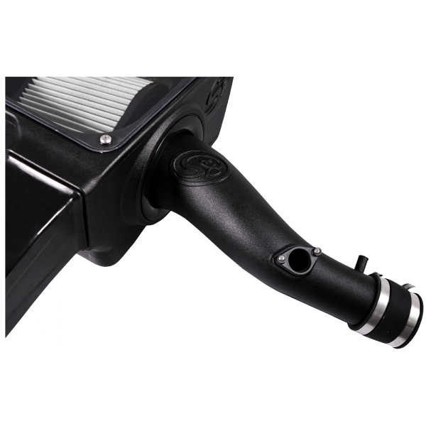 Cold Air Intake For 2016-23 Toyota Tacoma 3.5L Dry Extendable White S&B