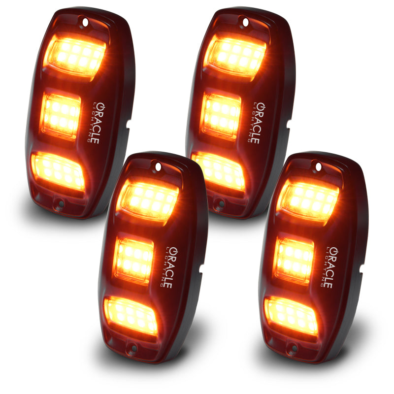 Oracle Underbody RGB+W Wheel Well Rock Light Kit - 4 PCS - ColorSHIFT SEE WARRANTY