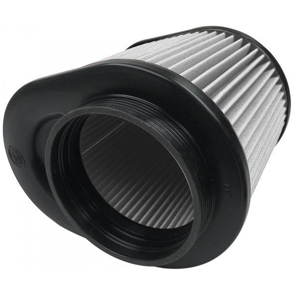 Air Filter For Intake Kits 75-5075 Dry Extendable White S&B