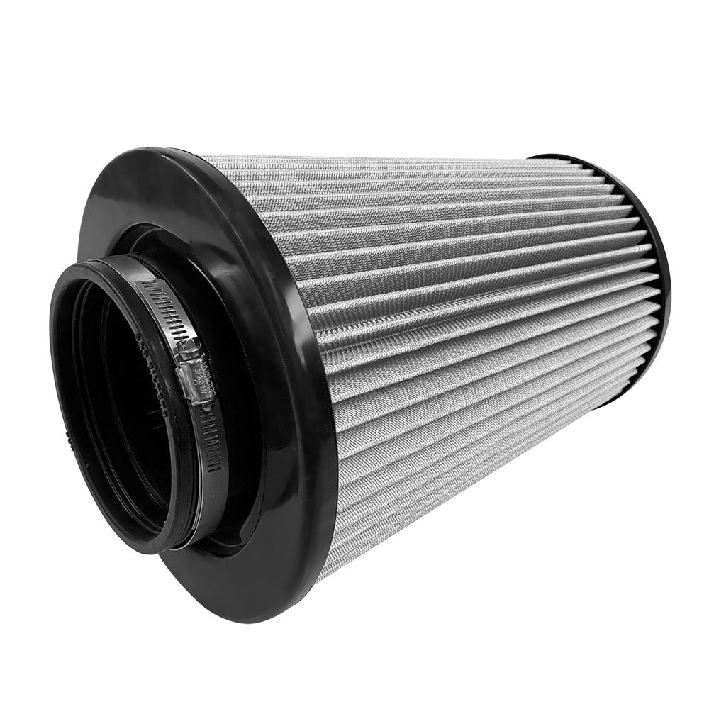 Air Filter For Intake Kits 75-5124 Dry Cotton Cleanable White S&B