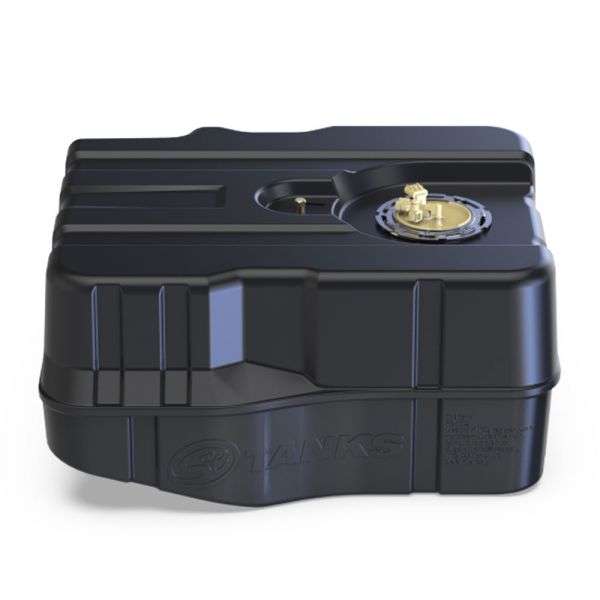 40 Gallon Replacement Fuel Tank After Axle For 2000-2010 Ford Powerstroke 7.3L 6.0L 6.4L Cab Chassis S&B Tanks
