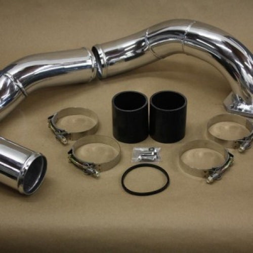 6.4 Coldside Kit 08-10 Ford Super Duty Power Stroke Polished Aluminum No Limit Fabrication