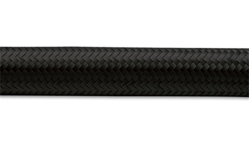 Vibrant -16 AN Black Nylon Braided Flex Hose (10 foot roll)