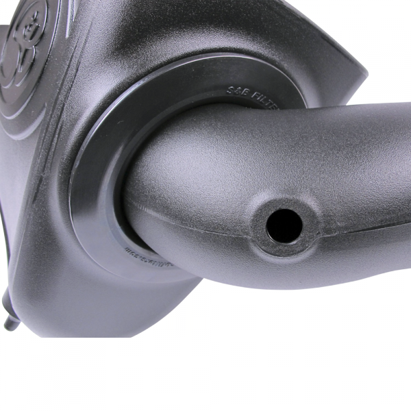 Cold Air Intake For 03-07 Ford V8-6.0L Powerstroke Cotton Cleanable Red S&B