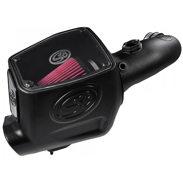 Cold Air Intake For 08-10 Ford F250 F350 V8-6.4L Powerstroke Cotton Cleanable Red S&B