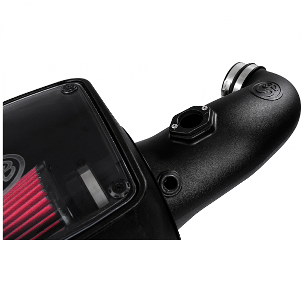 Cold Air Intake For 08-10 Ford F250 F350 V8-6.4L Powerstroke Cotton Cleanable Red S&B