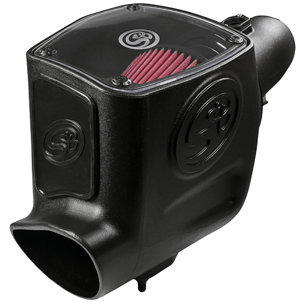 Cold Air Intake For 08-10 Ford F250 F350 V8-6.4L Powerstroke Cotton Cleanable Red S&B