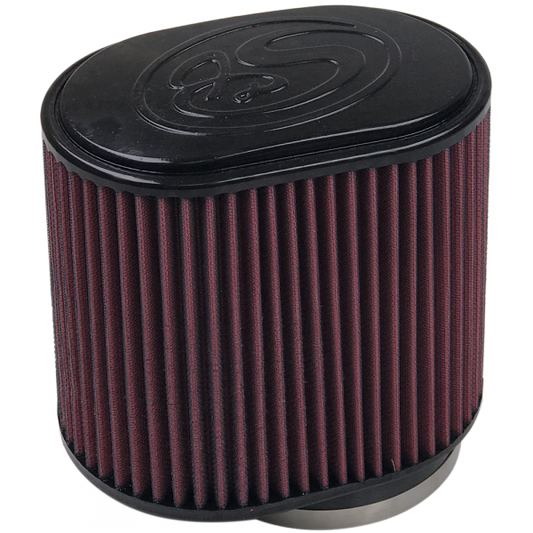 Replacement Air Filter For 6.6L Diesel, Oiled Cotton Cleanable Red S&B