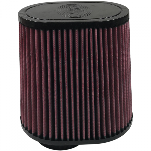 Replacement Air Filter For 7.3L Ford Intake Kits, Oiled Cotton Cleanable Red S&B