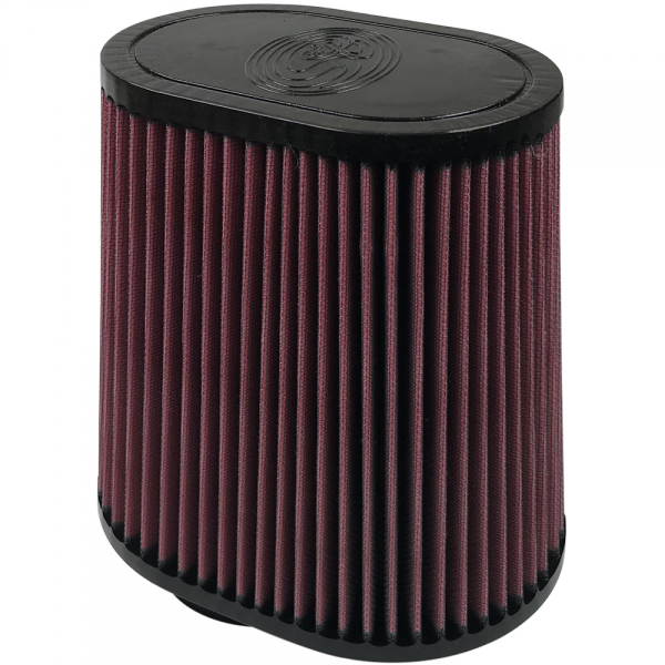 Replacement Air Filter For 7.3L Ford Intake Kits, Oiled Cotton Cleanable Red S&B
