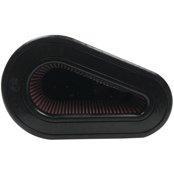 Replacement Air Filter For 6.0L Ford Intake Kits, Oiled Cotton Cleanable Red S&B