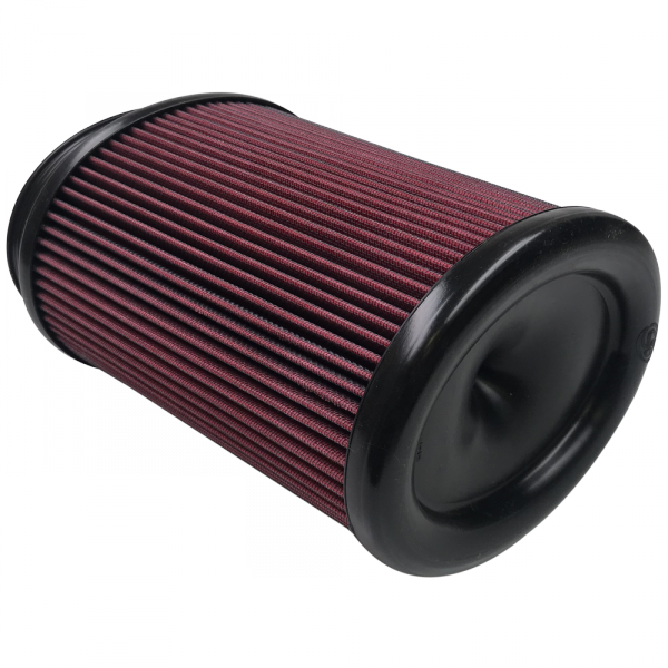 Replacement Air Filter For 7.3L Ford Intake Kits, Oiled Cotton Cleanable Red S&B