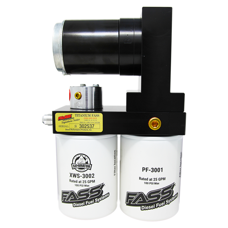 FASS 98.5-04.5 Dodge 2500/3500 Cummins 165gph Titanium Fuel Air Separation System TS D08 165G