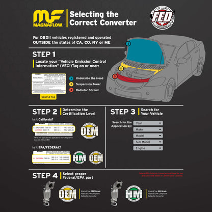 MagnaFlow Conv Direct Fit Ram 1500/2500 94-99