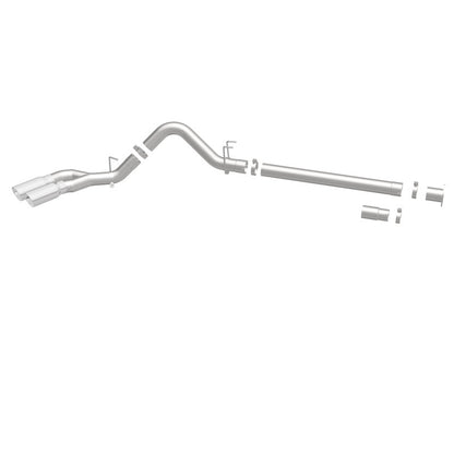 MagnaFlow 08-17 Ford F-250/F-350/F-450 4.6L/6.7 DPF-Back SS 4in Dual Single Passenger Side Rear Exit