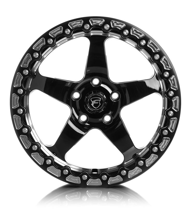 Forgestar D5 Beadlock 17x10 / 5x114.3 BP / ET50 / 7.5in BS Gloss Black Wheel