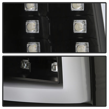 Spyder 03-06 Chevy Silverado - (Does Not Fit Stepside) LED Tail Lights - All Black ALT-YD-CS03V2-LED