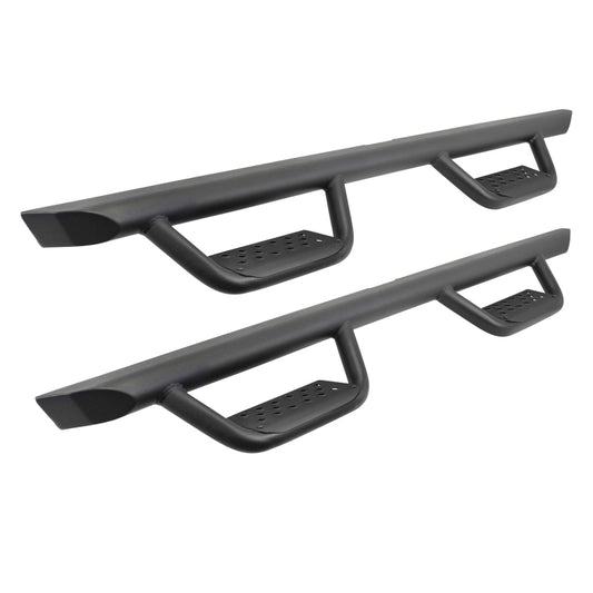 Go Rhino Dominator Xtreme D2 Side Steps 80in. Cab Length - Tex. Blk (No Drill/Mounting Brkt Req.)