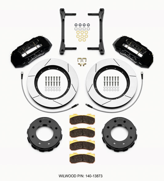 Wilwood TX6R Front Kit 15.00in Black 2011-2015 GM Truck/SUV 2500