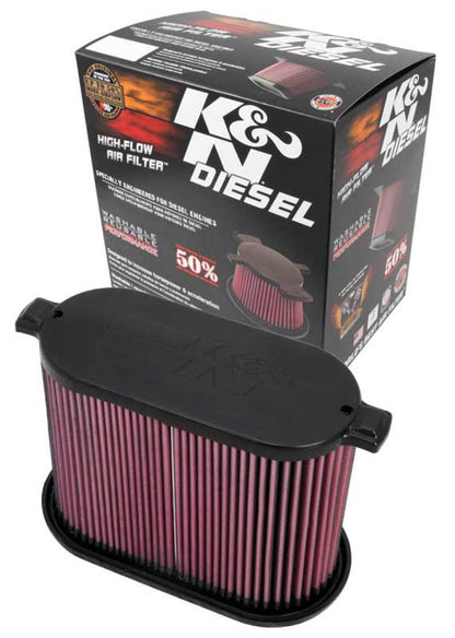 K&N 08-10 Ford F250 Super Duty 6.4L Drop In Air Filter