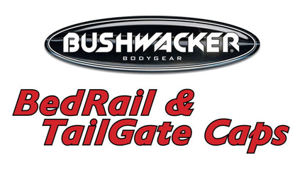 Bushwacker 07-14 Chevy Silverado 1500 Fleetside Bed Rail Caps 78.7in Bed - Black