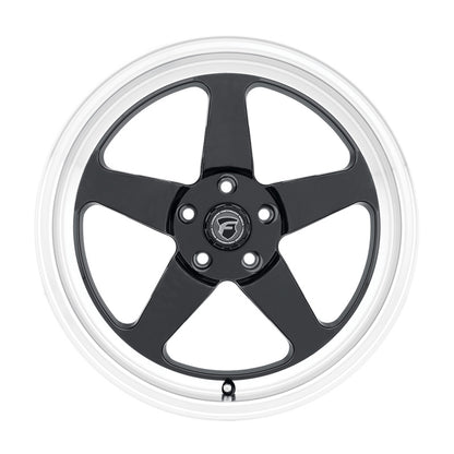 Forgestar D5 Drag 17x5.0 / 5x139.7 BP / ET-19 / 2.25in BS Gloss Black Wheel