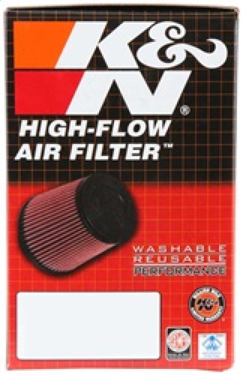 K&N Universal Rubber Filter 3 inch 5 Degree FLG 4 1/2 inch OD 5 inch Height