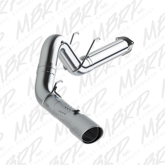 MBRP 17-19 Ford F-250/350/450 6.7L Ex. Reg Cab 5in Filter Back Single Tip T409 Exhaust System