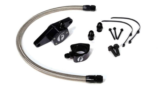 Fleece Performance 98.5-02 VP Coolant Bypass Kit w/ Stainless Steel Braided Line