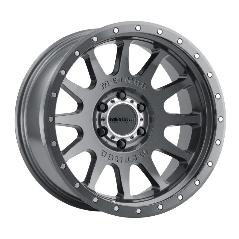 Method MR605 NV 20x10 -24mm Offset 6x135 87mm CB Gloss Titanium Wheel