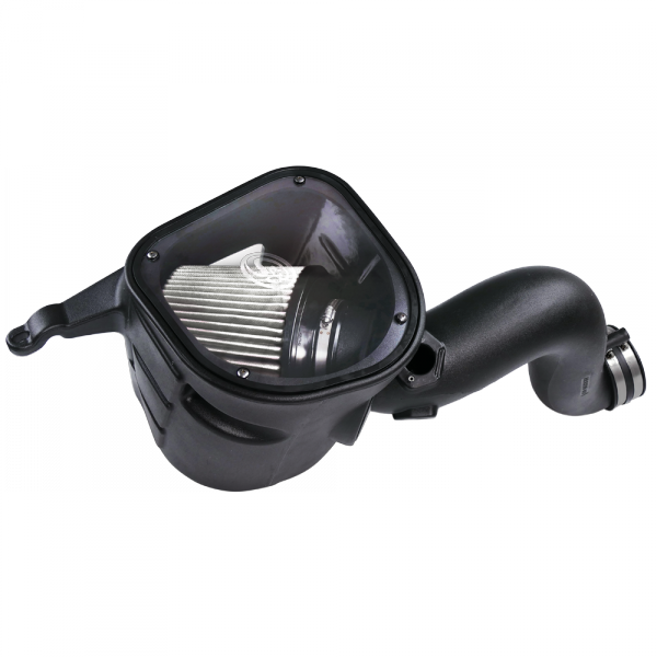 Cold Air Intake For 07-09 Dodge Ram 6.7L Cummins Dry Extendable White S&B