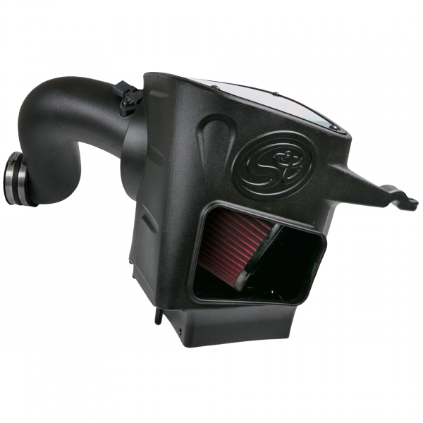 Cold Air Intake For 03-07 Dodge Ram 2500 3500 5.9L Cummins, Cotton Cleanable Red S&B