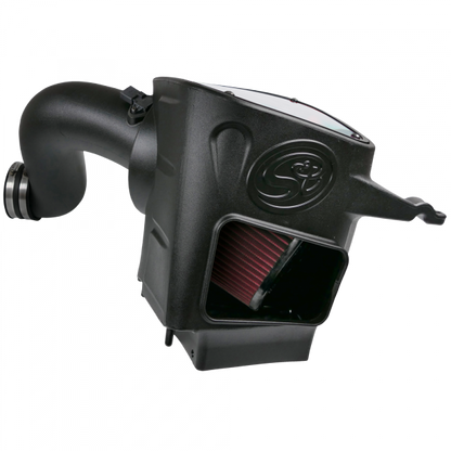 Cold Air Intake For 03-07 Dodge Ram 2500 3500 5.9L Cummins, Cotton Cleanable Red S&B