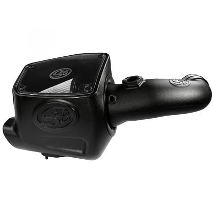 Cold Air Intake For 08-10 Ford F250 F350 V8-6.4L Powerstroke Dry Extendable White S&B