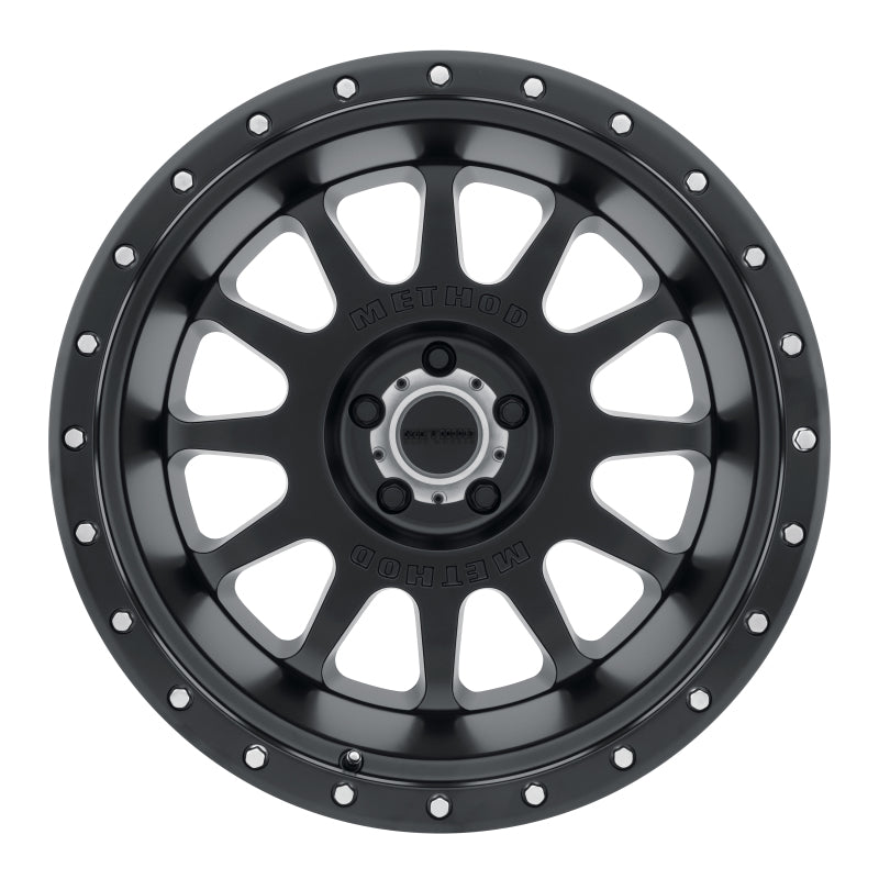 Method MR605 NV 20x10 -24mm Offset 5x5 71.5mm CB Matte Black Wheel