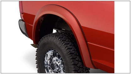 Bushwacker 10-18 Dodge Ram 2500 Fleetside Extend-A-Fender Style Flares 4pc 76.3/98.3in Bed - Black