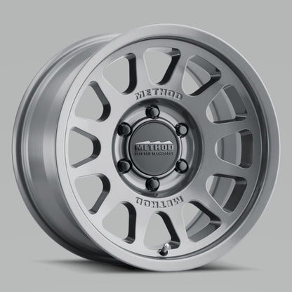 Method MR703 17x7.5 +50mm Offset 6x130 84.1mm CB Gloss Titanium Wheel