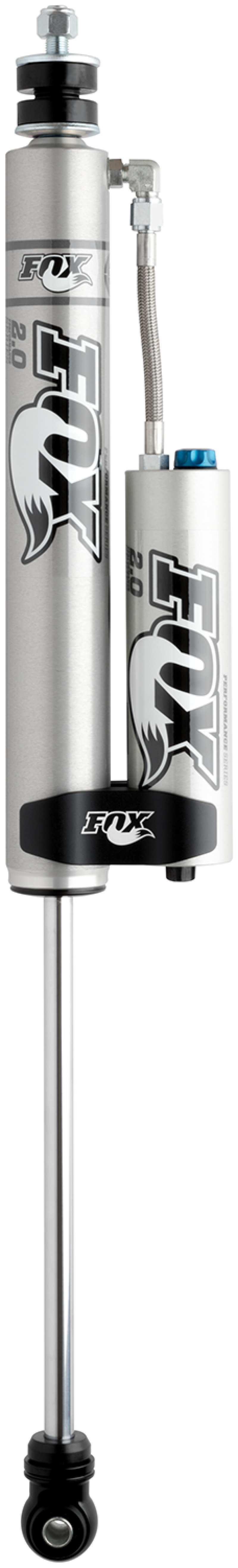 Fox 05+ Ford SD 2.0 Perf Series 9.6in. Smooth Body Remote Res. Front Shock w/CD Adj. / 2-3.5in. Lift