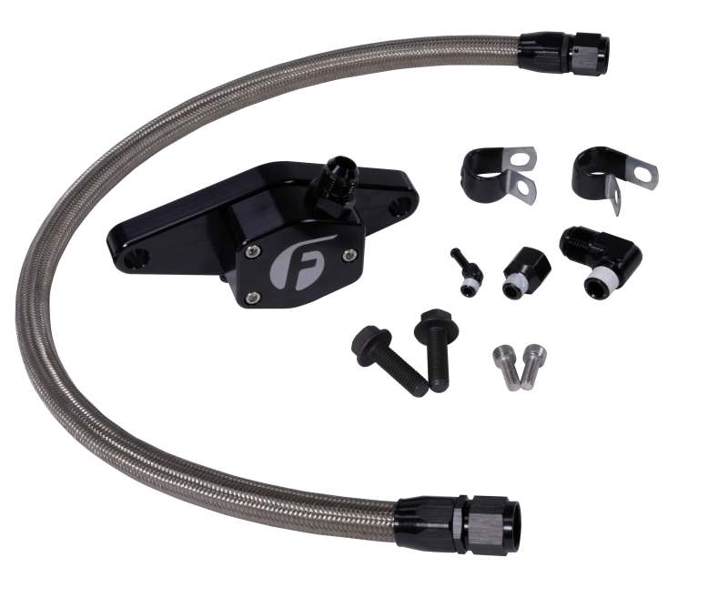 Fleece Performance 94-98 12V Coolant Bypass Kit w/ Stainless Steel Braided Line
