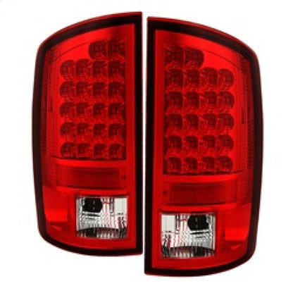 Spyder Dodge Ram 02-06 1500/Ram 2500/3500 03-06 LED Tail Light Red Clear ALT-YD-DRAM02-LED-RC