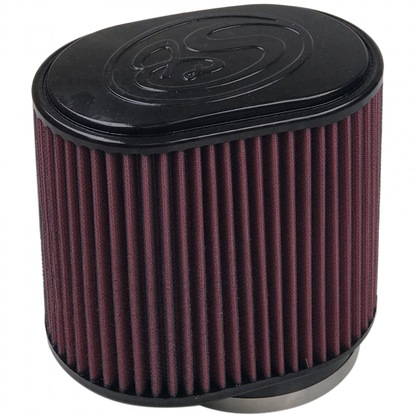 Replacement Air Filter For 6.6L Diesel, Oiled Cotton Cleanable Red S&B