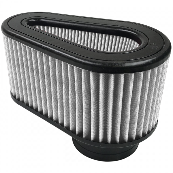 Replacement Air Filter For Ford 6.0L Intake Kits, Dry Extendable White S&B