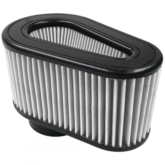 Replacement Air Filter For Ford 6.0L Intake Kits, Dry Extendable White S&B