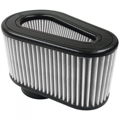 Replacement Air Filter For Ford 6.0L Intake Kits, Dry Extendable White S&B