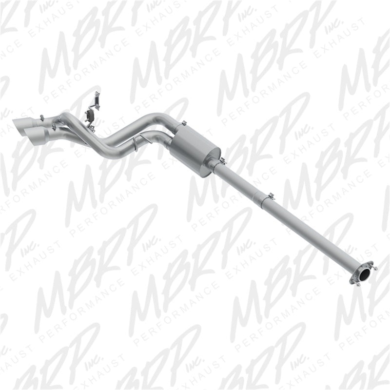 MBRP 09-14 Ford F150 Pre-Axle 4.5in OD Tips Dual Outlet T409 3in Cat Back Exhaust
