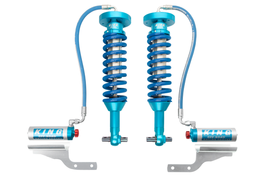 King Shocks 2015+ Ford F150 2WD Front 2.5 Dia Remote Reservoir Coilover w/Adjuster (Pair)