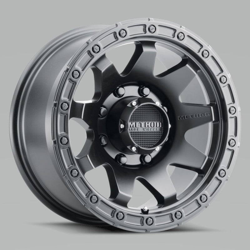 Method MR317 18x9 +18mm Offset 8x170 130.81mm CB Matte Black Wheel